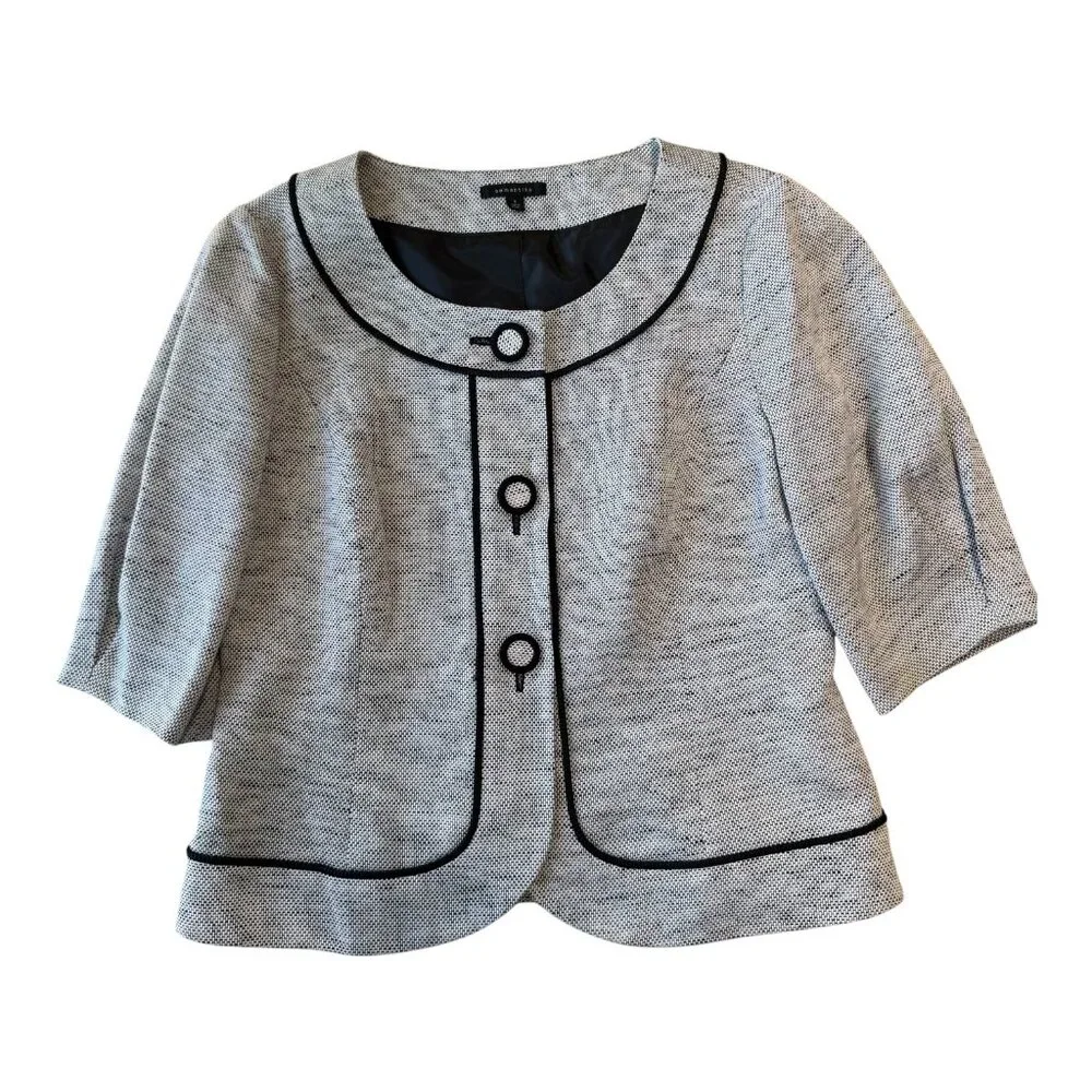 Semantiks Blazer with White & Black Accents Size 8